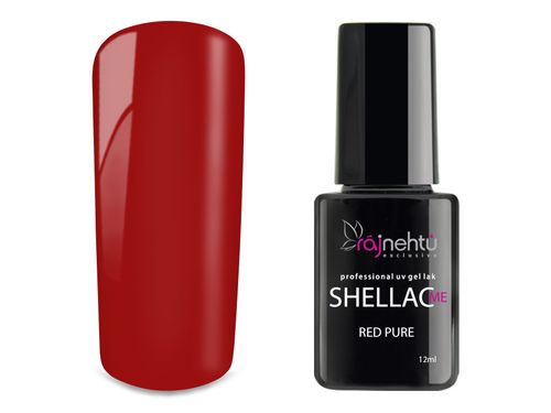 Ráj nehtů UV gel lak Shellac Me 12ml - Red Pure