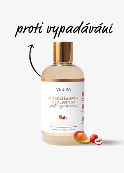 VENIRA přírodní šampon s kolagenem proti vypadávání vlasů