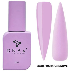 DNKa' Rubber Cover Base 0024 Creative 12 ml - pastelově lila gumová báze