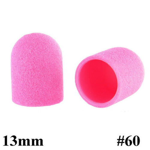 Brusné kloboučky růžové 10ks zrnitost 60 primer 13mm