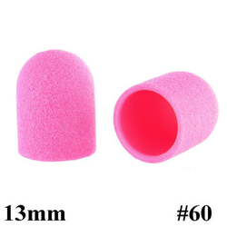 Brusné kloboučky růžové 10ks zrnitost 60 primer 13mm