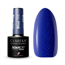 Gel lak CLARESA Blue 714 5ml