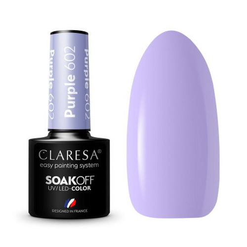 Gel lak CLARESA Purple 602 5ml