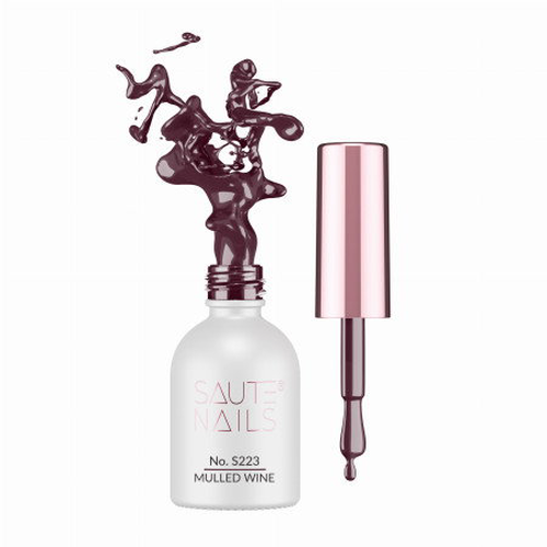 Gelový lak na nehty Saute Nails S223 Mullled Wine 8ml