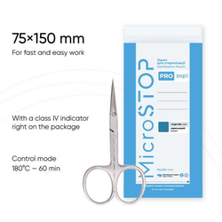 Sterilizační sáčky Microstop Prozori 75x150mm
