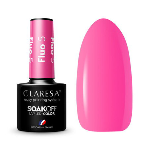 Gel lak CLARESA® Fluo 5 5ml