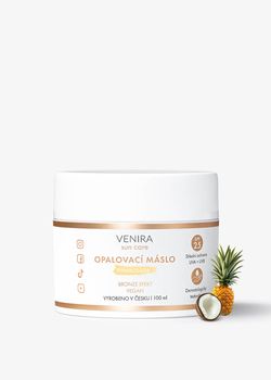 VENIRA opalovací máslo, bronze, SPF 25, piňakoláda