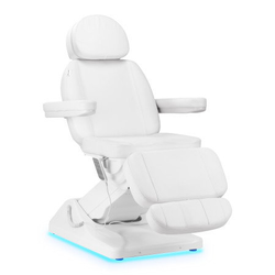 SILLON Luxusní elektrické kosmetické křeslo 3 motory bílé
