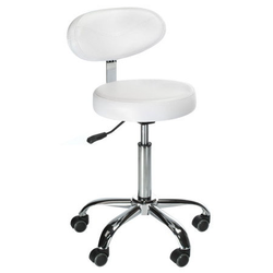 Kosmetické křeslo s opěradlem. BD-9934 bílá