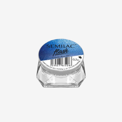 SemiFlash prášok na nechty Holo blue 691
