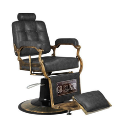 Gabbiano Holičské křeslo Boss HD Old Leather černé