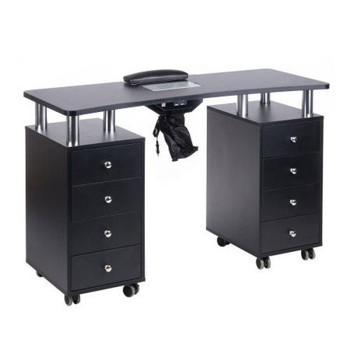 Manikúrní stolek + nádoba BD-3425+P BLACK