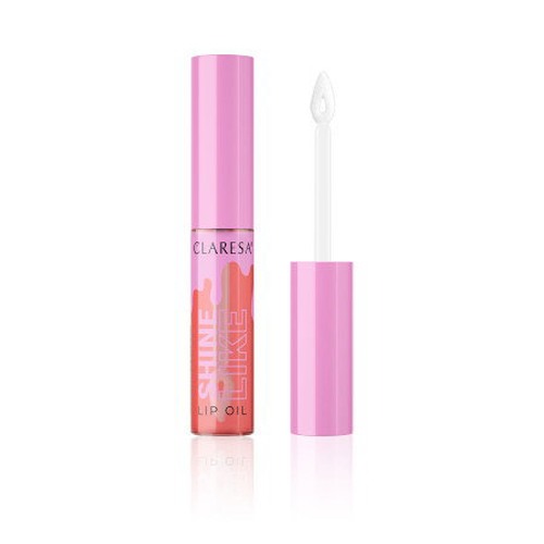 Claresa Shine Like 02 Vanilla – vegánsky olejček na pery s leskom a hydratáciou
