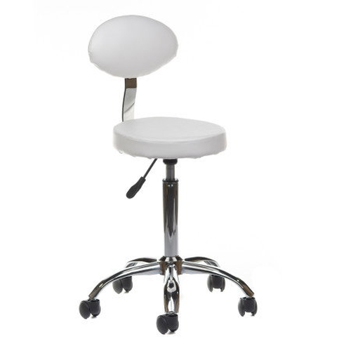 Kosmetické křeslo s opěradlem BH-7289 White