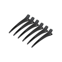 Kadeřnické sponky Carbon e-15 6 ks 11,5 cm černé
