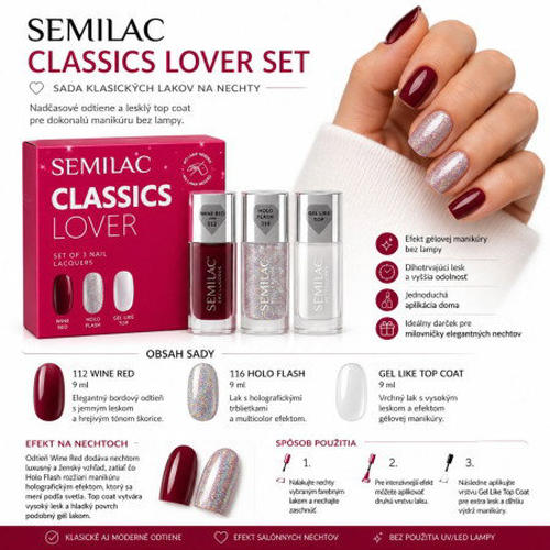 Semilac set CLASSICS LOVER