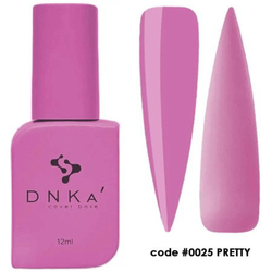 DNKa' Rubber Cover Base 0025 Pretty 12 ml - růžová gumová báze