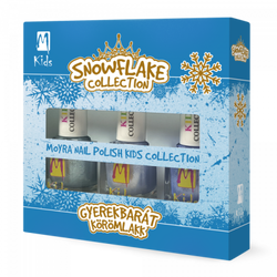 Moyra KIDS Snowflake collection Dětská sada laků 3x7ml