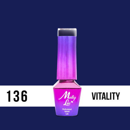 136. MOLLY LAC gél lak - Vitality  5ML