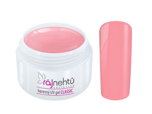 Ráj nehtů Barevný UV gel CLASSIC - Pink Bubble 5ml