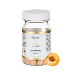 VENIRA b-komplex pro děti, 120 tablet, meruňka