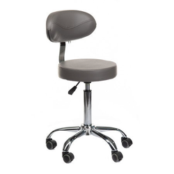 Kosmetické křeslo s opěradlem. BD-9934 šedá