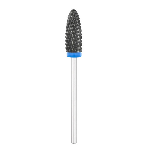 EXO keramický nástavec oválný Ø 6,0 mm - modrý (střední zrnitost) pro gel a akryl