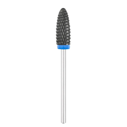 EXO keramický nástavec oválný Ø 6,0 mm - modrý (střední zrnitost) pro gel a akryl