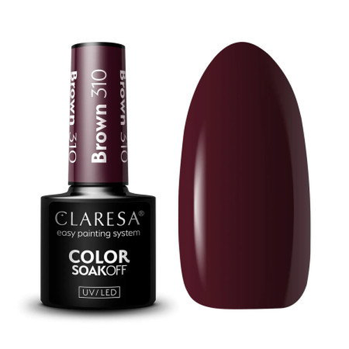 Gel lak CLARESA Brown 310 5ml