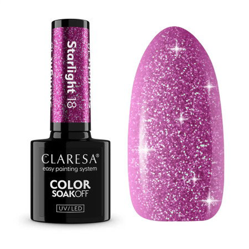 Gel lak CLARESA Starlight 18 5ml