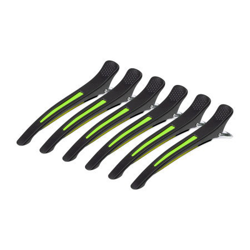 Kadeřnické sponky do vlasů e-13 6 ks 11,5 cm mix neonové barvy