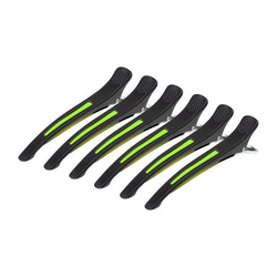 Kadeřnické sponky do vlasů e-13 6 ks 11,5 cm mix neonové barvy