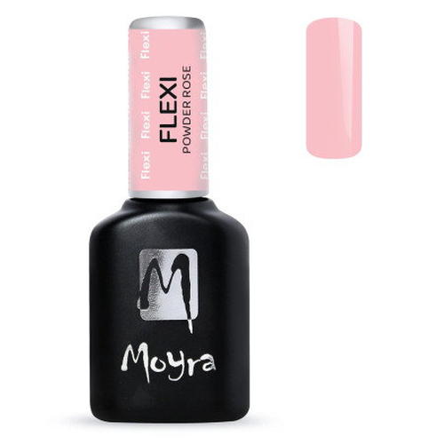 Moyra UV gelový lak Flexi Powder rose base 10ml