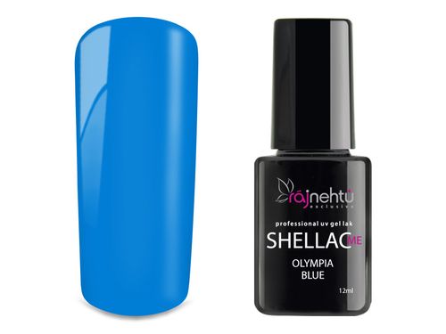 Ráj nehtů UV gel lak Shellac Me 12ml - Olympia Blue