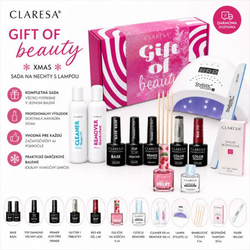 Sada na nehty CLARESA s lampou - Gift of Beauty