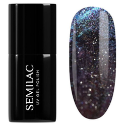 Semilac gel lak Grey Holo 828 7ml