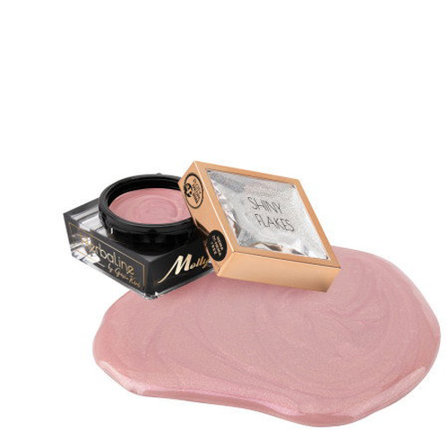 Molly Lac Building Gel Shiny Flakes 15g - neobsahuje hema/di-hema