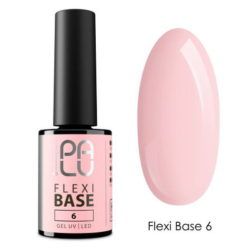 PALU Flexi Base 6 - flexibilní báze na nehty, růžová, 11 g