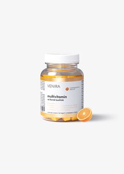 VENIRA multivitamin ve formě kostiček - pomeranč