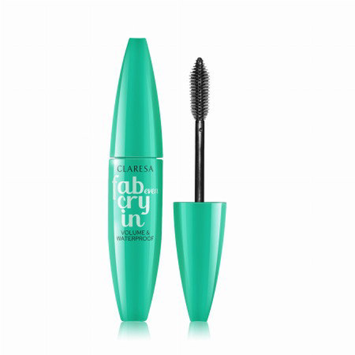 CLARESA FAB EVEN CRYIN’ Waterproof Deep Black – vodeodolná maskara 12 ml
