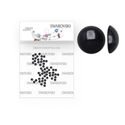 Perly Swarovski SS10 Jet - 100 kusů