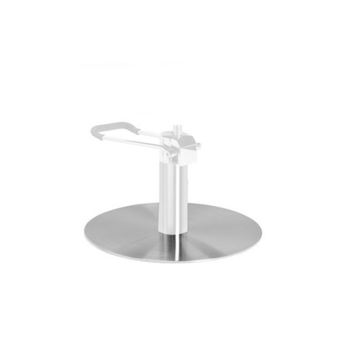 Kulatý podstavec inox l010 pro holičské křeslo