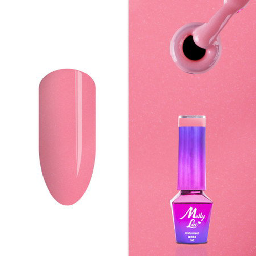 524. MOLLY LAC gel lak - Crystal Rose 5ML