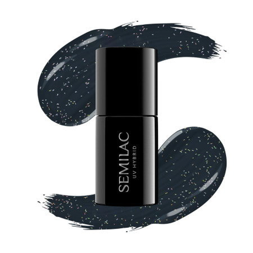 Semilac - gel lak 325 Frosty Carbon Shimmer 7 ml