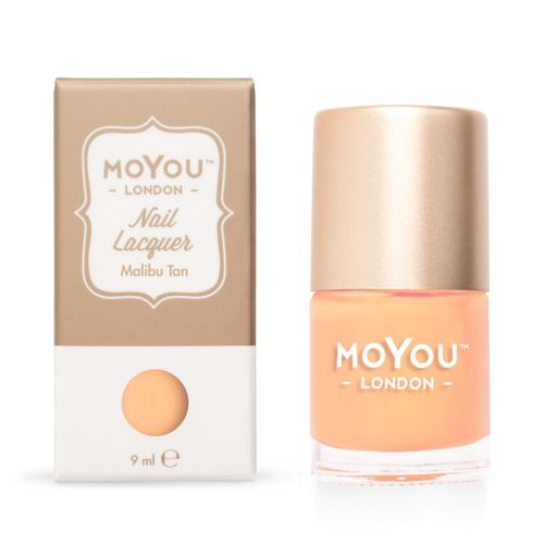 MoYou Razítkovací lak na nehty - Malibu Tan 9 ml