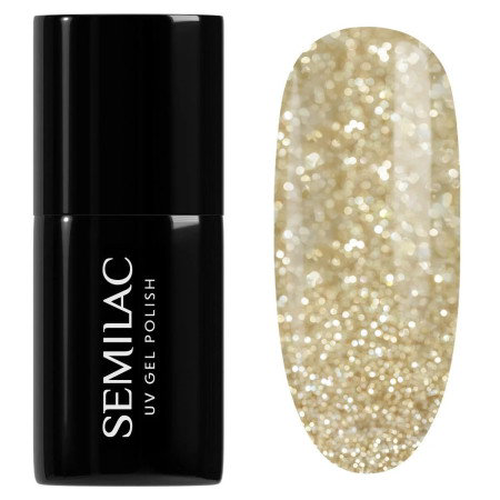 Semilac - gél lak Platinum Light Gold 260 7ml