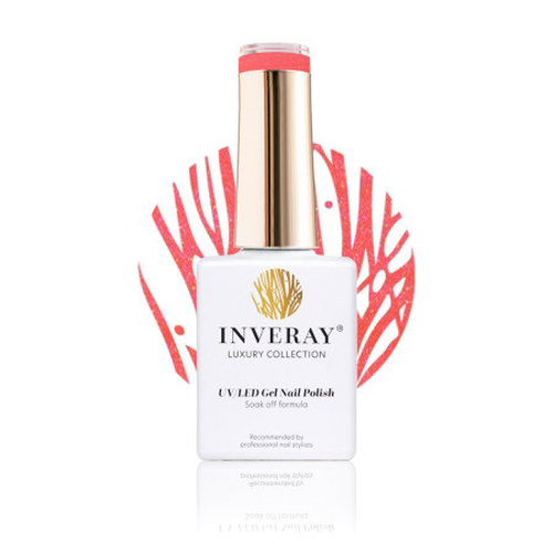 Inveray UV/LED Gel lak N°147 CORAL BLUSH 10ml