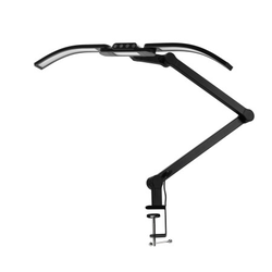 Stolní lampa ED pro manikúru Glow L05 s ergonomickým ramenem černá