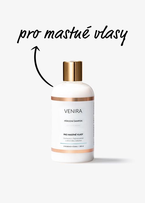 VENIRA přírodní šampon pro mastné vlasy - 300 ml