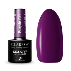 Gel lak CLARESA Purple 619 5ml